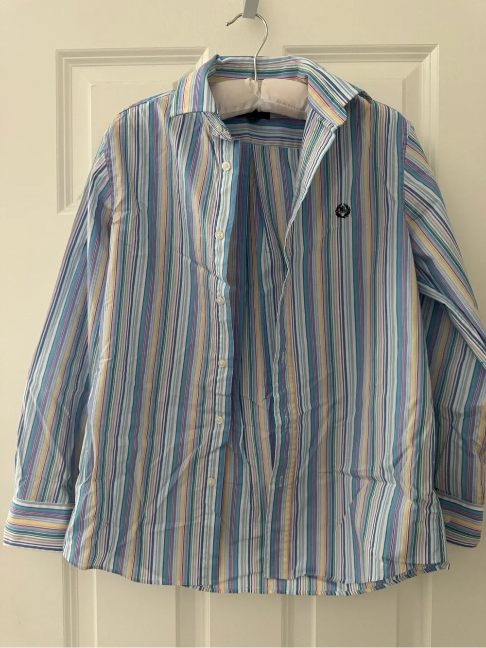 Ralph Lauren Pastel Multistripe Button-Down Shirt